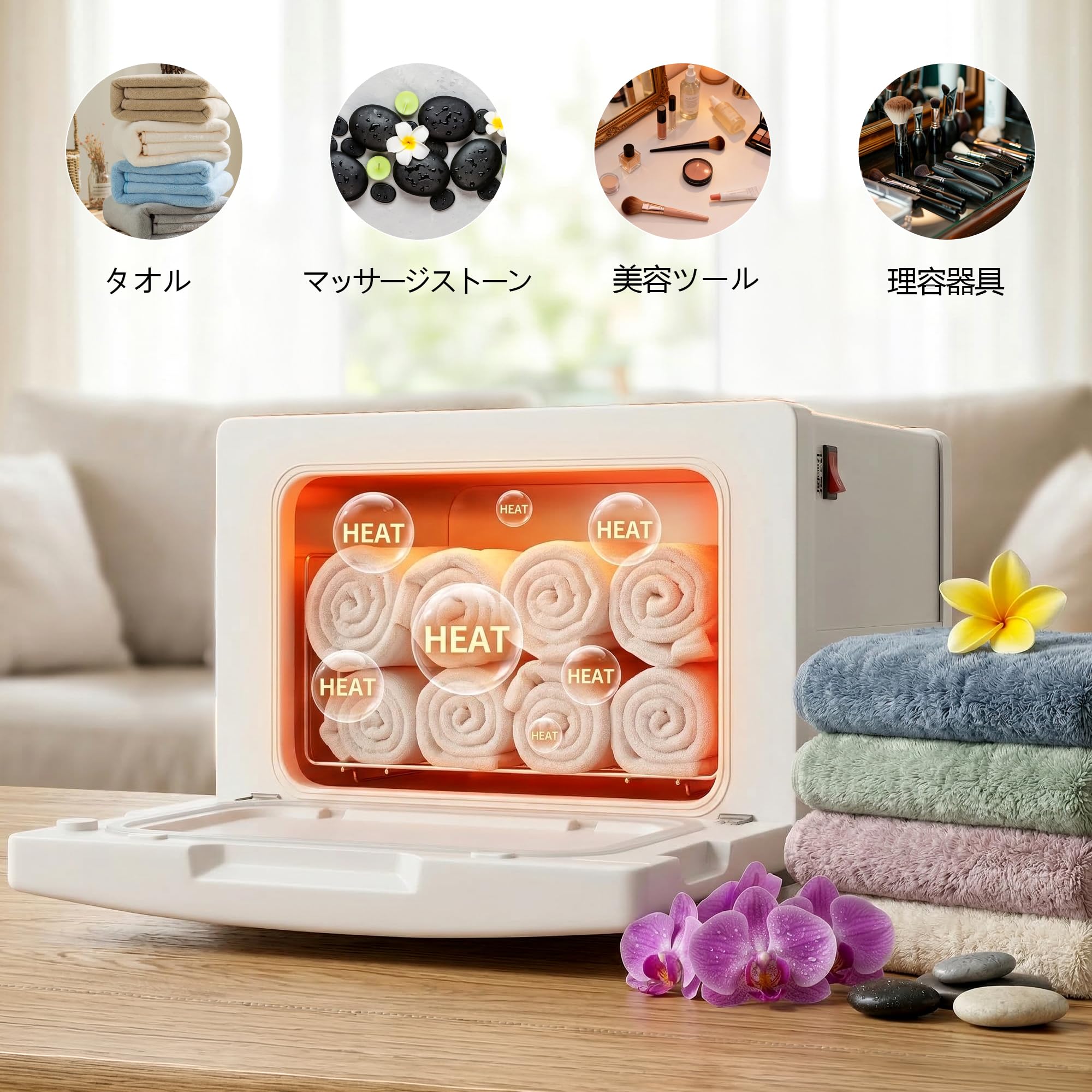 タオルウォーマー 8L ホットボックス おしぼり蒸し器 Amazon | タオルウォーマー 8L タオルスチーマー おしぼり蒸し器 前